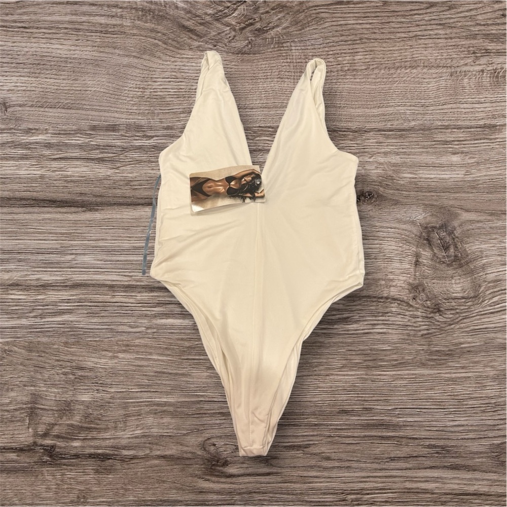 Nicole Cream One-Piece Swimsuit